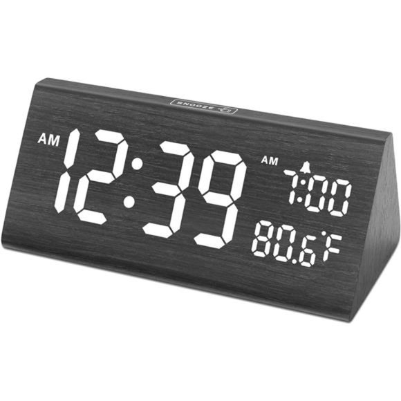 Wall Decor Wooden Digital Alarm Clock For Bedroom 77 Electric Clocks With Usb Ports Poshmark